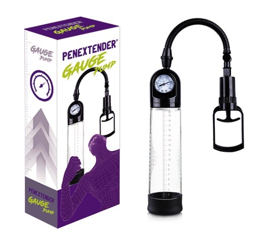 Penextender Gauge Pump Göstergeli Penis Pompası